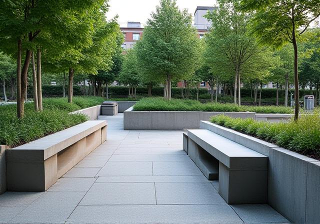 Arredi Urbani e Landscaping Parco Pubblico